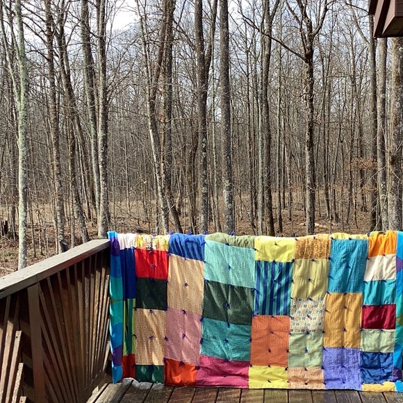 🎅 Vintage Christmas Zip Up Cardigan Tree  🎄  NUC Sz Med YARNWORKS - Picture 10 of 16